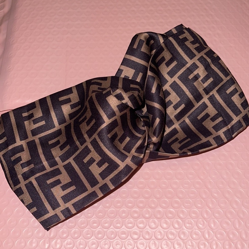 Fendi silk headband